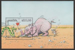 2000 Namibia YOKA WITH ELEPHANT 2000 Namibia Miniature Sheet - Cartoon Theme