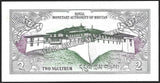 BHUTAN 2 NGULTRUM - 1986 UNC Banknote N#204522