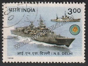 1998 I.N.S. Delhi Used Stamp