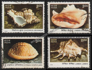 1998 Sea Shells-Set of 4 Used Stamp