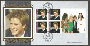 2002 Gibraltar HRH Prince Harry's 18th Birthday FDC #FB167