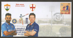 2017 T20 Match between India & England Special Cover #UP17