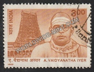 1999 Freedom Fighters & Social Reformers-A Vaidyanatha Iyer Used Stamp