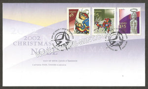 2002 Canada Christmas Noel FDC #FA173