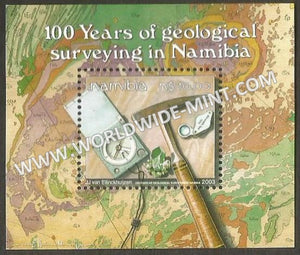 2003 Namibia - GEOLOGICAL SURVEY Miniature sheet