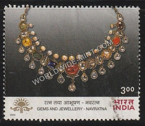 2000 Gems And Jewellery Indepex Asiana-Navratna Used Stamp