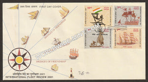 2001 International Fleet Review 2001-4V FDC