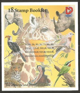 1997 Namibia BOOKLET WITH 18 STAMPS - Wildlife Theme