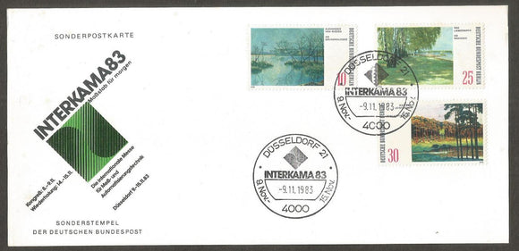 1983 Germany Landscape FDC #FB191