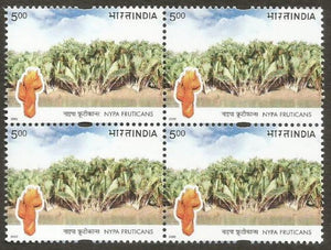 2002 Mangroves-Nypa fruticans Block of 4 MNH