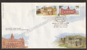 2002 Forts of Andhra Pradesh-2V FDC