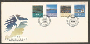 1990 New Zealand Scenic Issue FDC #FB194