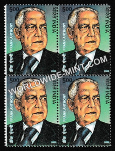 2003 Frank Anthony Block of 4 MNH