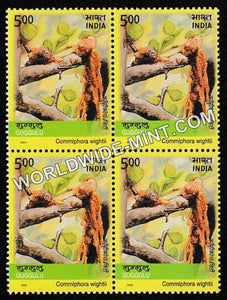 2003 Medicinal Plants-Guggulu Block of 4 MNH