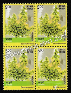 2003 Medicinal Plants-Brahmi Block of 4 MNH