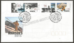 1999 Australia Antarctic Territory Restoration of mawson's Huts FDC #FA197