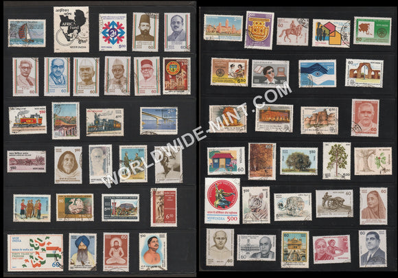 1987 INDIA Complete Year Pack Used