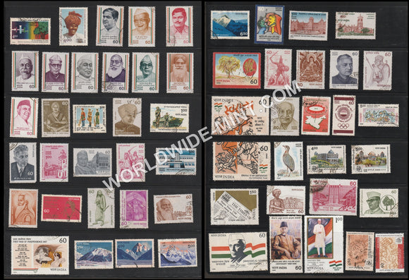 1988 INDIA Complete Year Pack Used