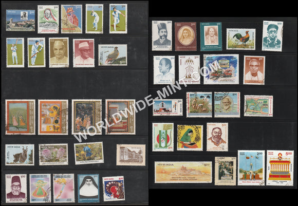 1996 INDIA Complete Year Pack Used