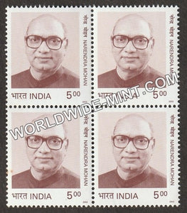 2003 Narendra Mohan Block of 4 MNH