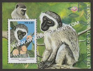 2004 Namibia - MONKEYS IN NAMIBIA Miniature sheet