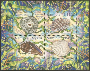 1998 Namibia - Shells of Namibia Miniature Sheet