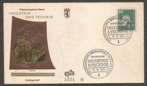 1975 Germany Industries & Technology Tractor FDC #FC204