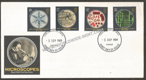 1989 Great Britain Microscopes FDC #FA20