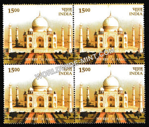 2004 Taj Mahal Block of 4 MNH