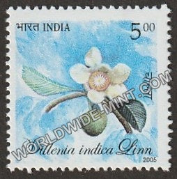 2005 North East's Flora Fauna-Dillenia Indica Linn MNH