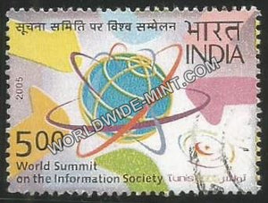 2005 World Summit on the Information Society Used Stamp