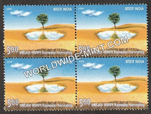 2006 Rainwater Harvesting Block of 4 MNH