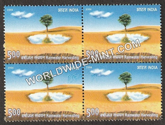 2006 Rainwater Harvesting Block of 4 MNH