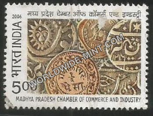 2006 Madhya Pradesh Chamber of Commerce & Industry Used Stamp