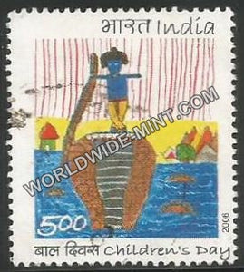 2006 Children's Day-Krishna Used Stamp