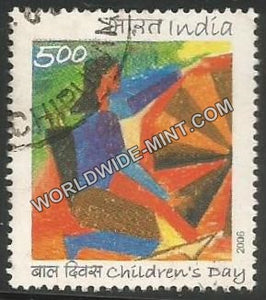 2006 Children's Day-Karna Used Stamp