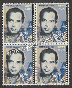 2007 Bimal Roy Block of 4 MNH