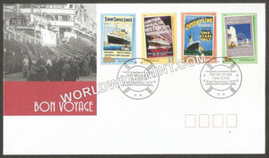 2004 Australia Bon Voyage FDC #FA229