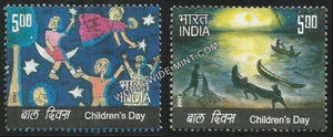 2007 Children's Day-Set of 2 Used Stamp