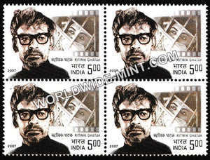 2007 Ritwik Ghatak Block of 4 MNH