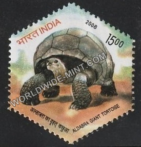 2008 Aldabra Giant Tortoise- 15 Rupees MNH