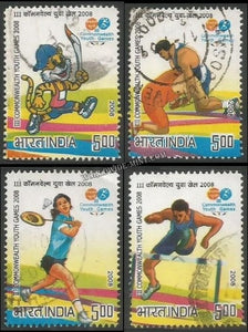 2008 3rd Commonwealth Youth Games - Set of 4 Used Stamp