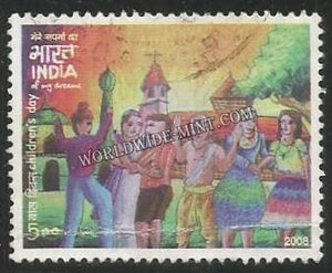 2008 Children's Day - Communal Harmony Used Stamp