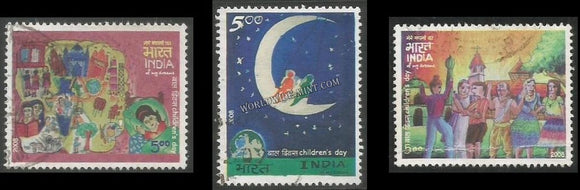 2008 Children's Day - Set of 3 Used Stamp