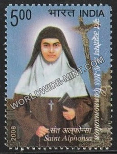 2008 Saint Alphonsa MNH