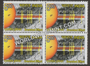 2008 Evershed Effect Block of 4 MNH