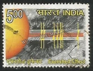 2008 Evershed Effect Used Stamp