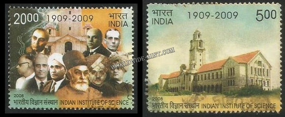 2008 Indian Institute of Science - Set of 2 Used Stamp