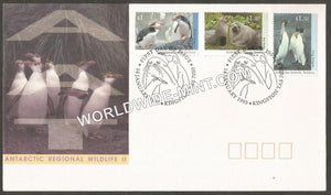 1993 Australia Antarctic Territory Antarctic Regional Wildlife 2 FDC #FA242