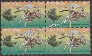 2009 Pterospermum Acerifolium Block of 4 MNH